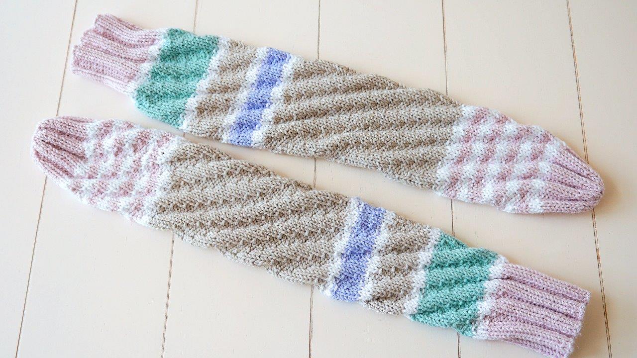 Strickanleitung - SPIRALSOCKEN stricken – ohne Ferse – No.132