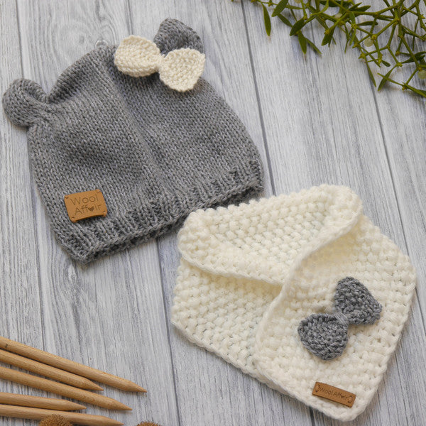 Strickanleitung Baby Bären-Set No.93S