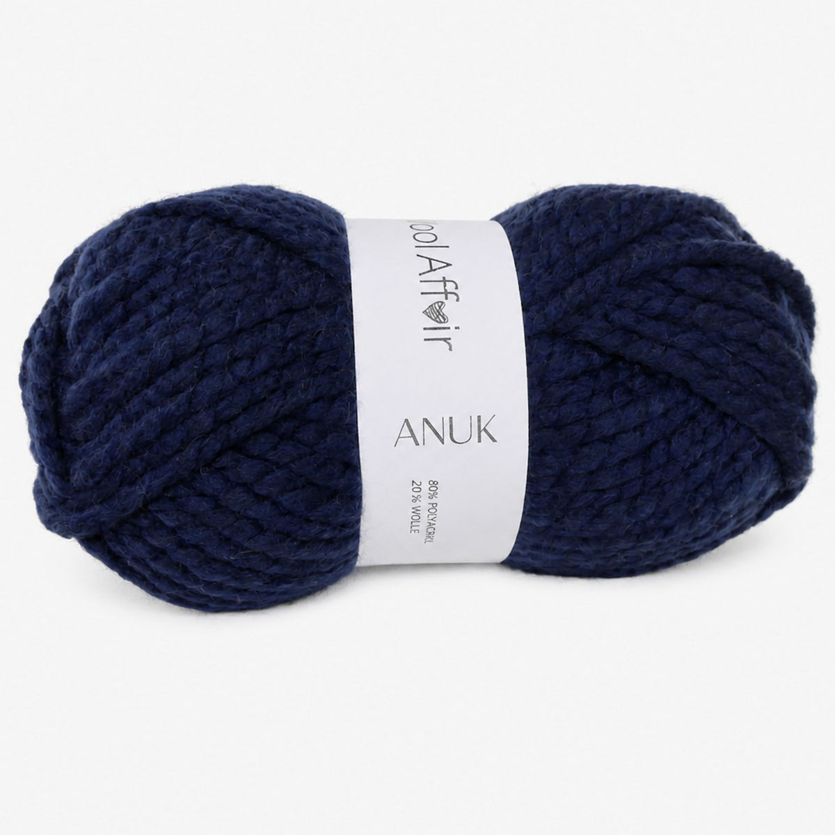 ANUK Wollgarnknäuel, dunkelblau