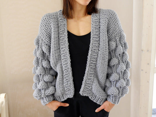 Wollpaket BUBBLE CARDIGAN (ohne Anleitung)