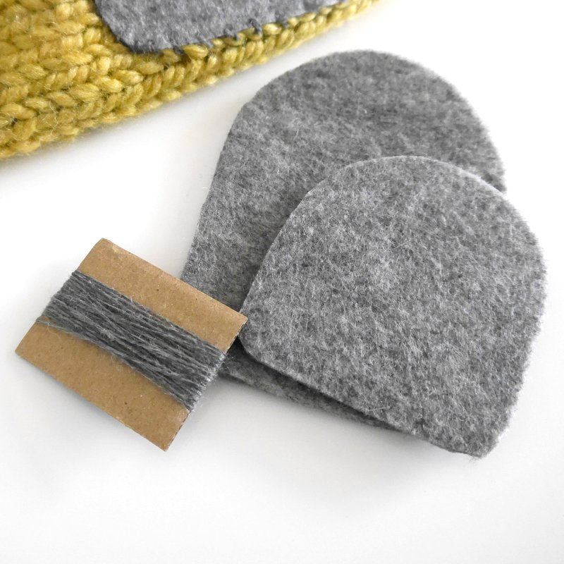 FELTY - 2-teilige Filzsohlen für Haussocken