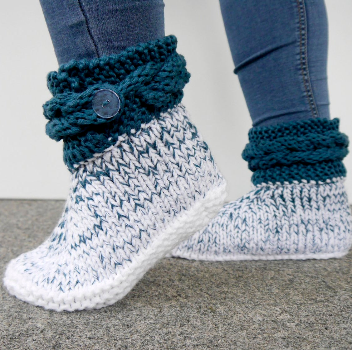 Wollpaket Strickhausschuhe VRONI (ohne Anleitung)