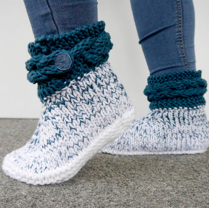 Wollpaket Strickhausschuhe VRONI (ohne Anleitung)