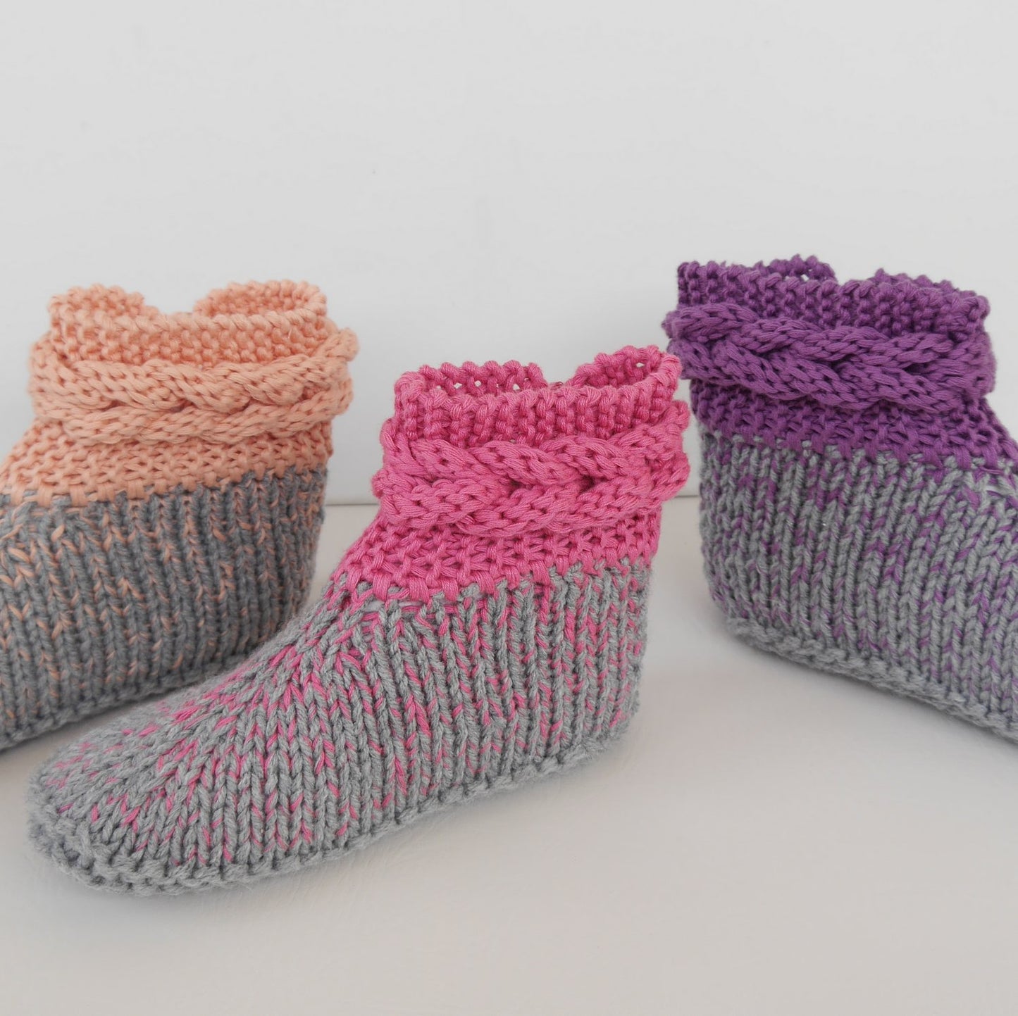 Wollpaket Strickhausschuhe VRONI (ohne Anleitung)