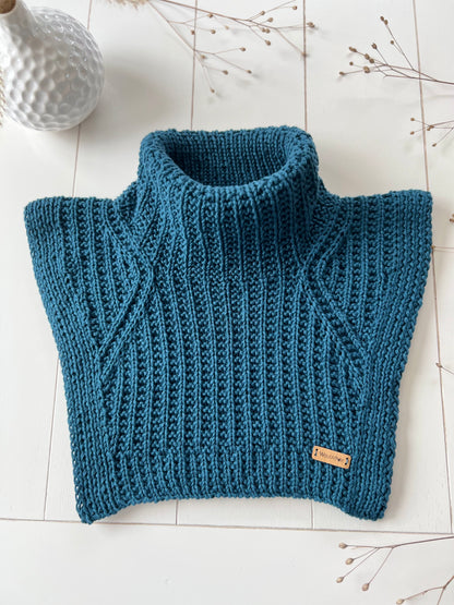 Strickanleitung – Kragenschal NELLY NECK – one size - No.264