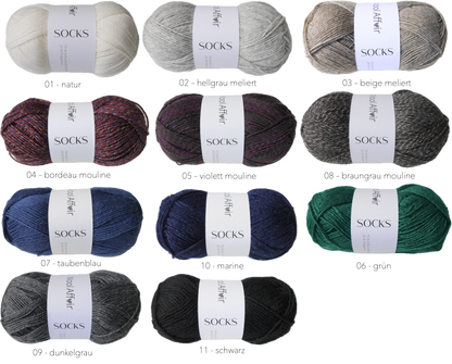 Wollpaket SPEEDYSOCKS No. 2 - Chunky Light