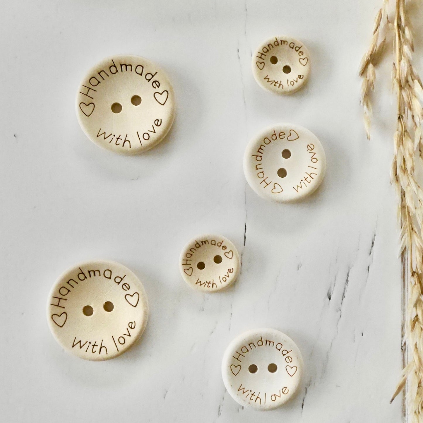 Handmade with love - Knöpfe