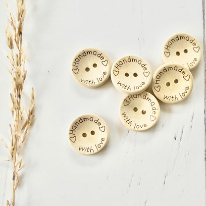 Handmade with love - Knöpfe