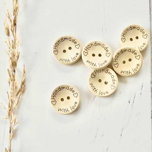 Handmade with love - Knöpfe