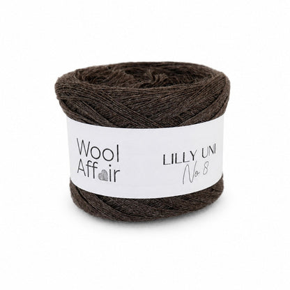 Lilly uni No.8 braun meliert