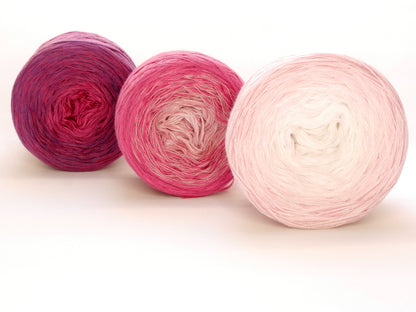 Wollpaket KINDER Meerjungfrauen Decke rosa / aquamarin (ohne Anleitung)