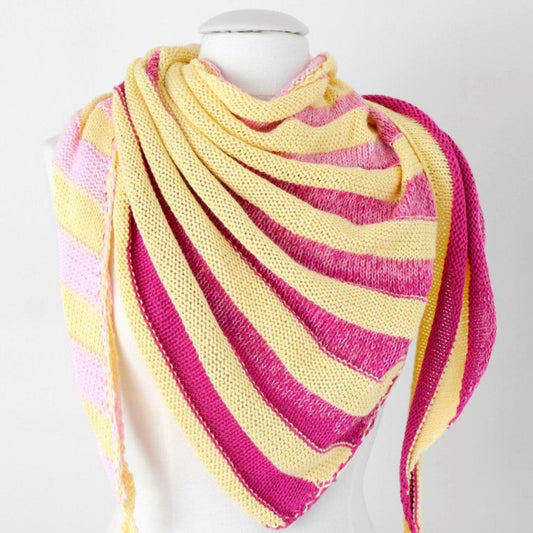 Wollpaket Dreieckstuch "STRIPES No.1" (ohne Anleitung)