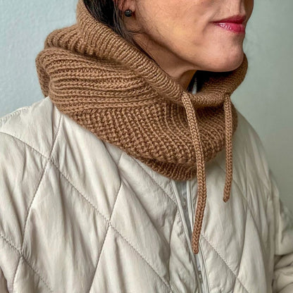 Strickanleitung Kapuzenschal RUBY