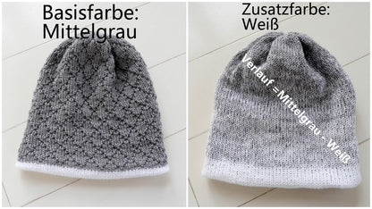 Wollpaket Wendemütze - eigene Farbwahl (ohne Anleitung)
