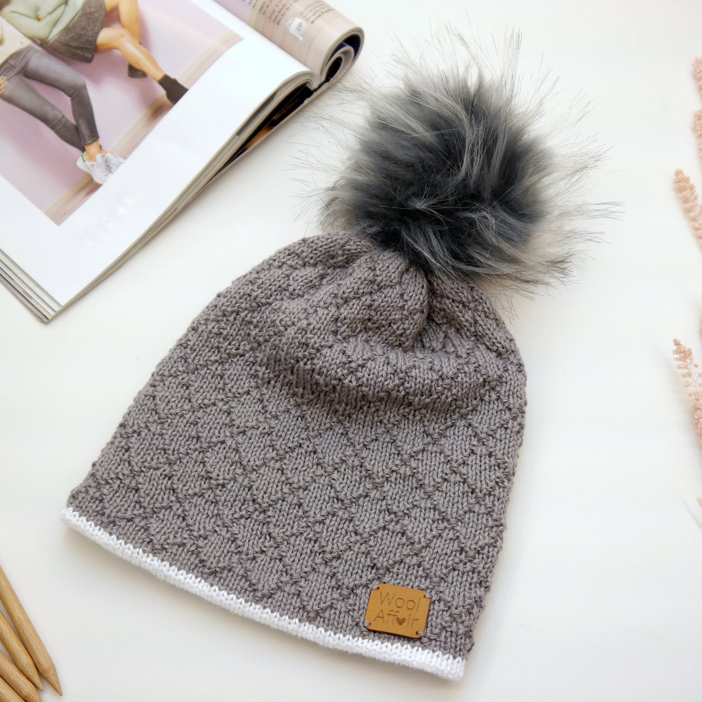 Strickanleitung - Wendemütze mit Farbverlauf - No.154