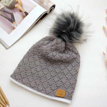 Strickanleitung - Wendemütze mit Farbverlauf - No.154