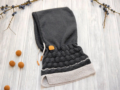 Strickanleitung Kapuzenschal HOODY No.182
