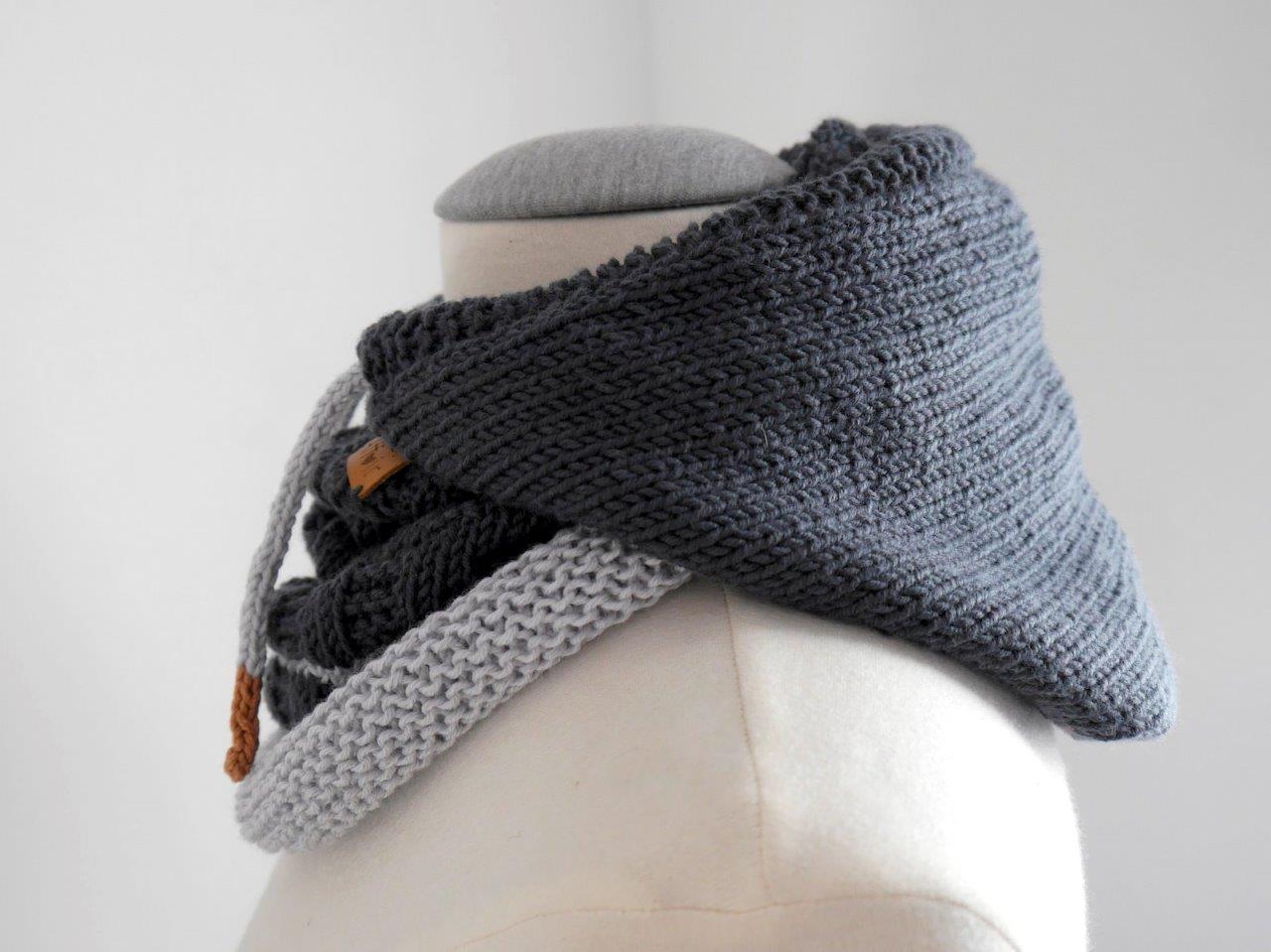 Strickanleitung Kapuzenschal HOODY No.182