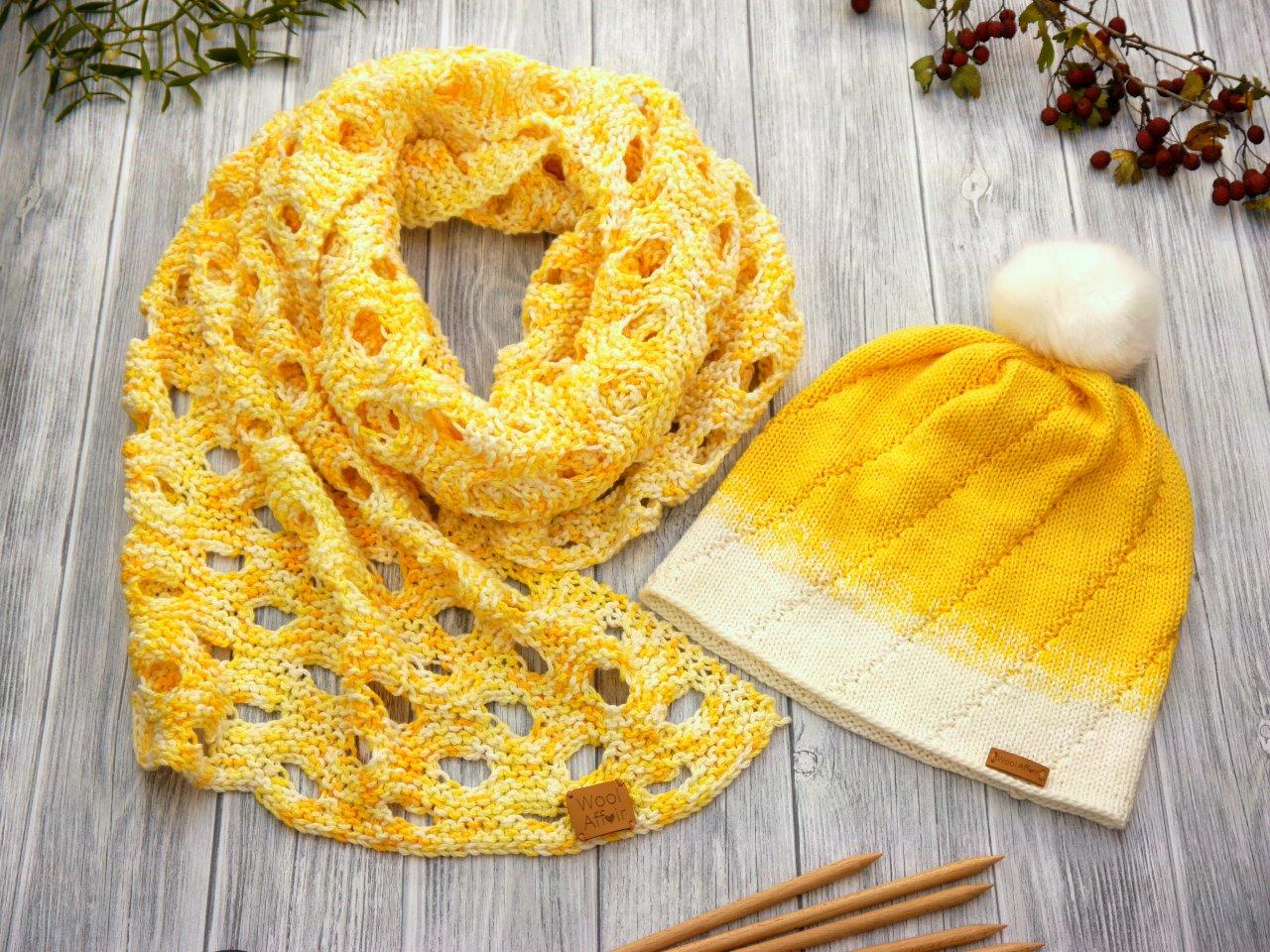 Strickanleitung - LIMON-Set - Mütze & Schal - No.183S