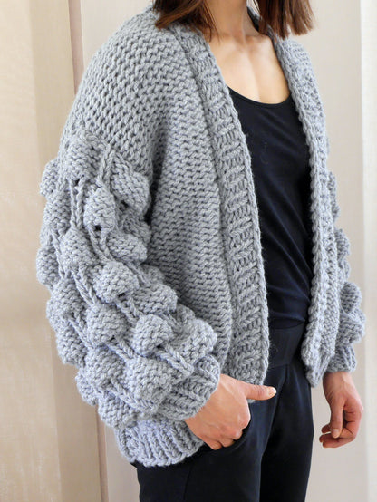 Strickanleitung - EASY - BUBBLE - CARDIGAN - No.194