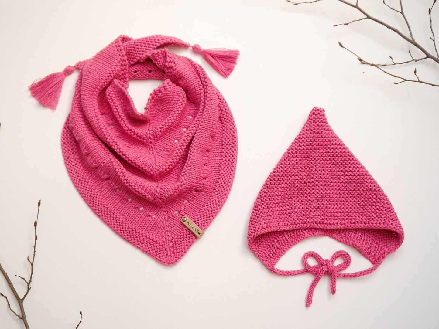 Strickanleitung Wichtel-Set von 0 - 5 Jahre - Pixiemütze und Tuch - No.209