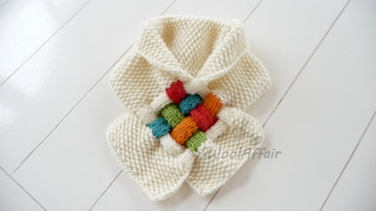 Strickanleitung - Strickschal gewebt - No.106