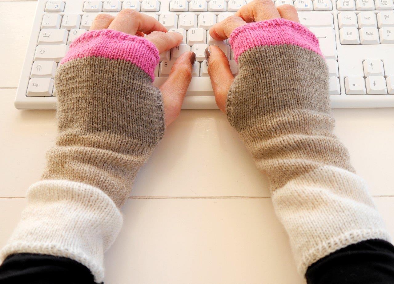 Strickanleitung - Stulpen "simply" - fingerl. Handschuhe - No.122
