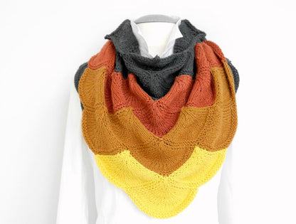 Strickanleitung - Stricktuch mit Muscheln - No.126