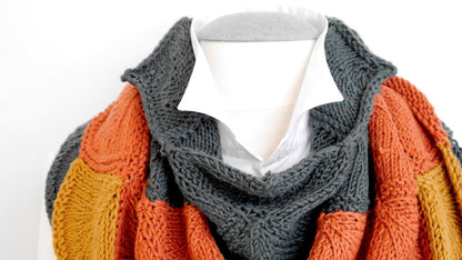 Strickanleitung - Stricktuch mit Muscheln - No.126