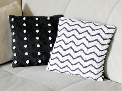 Strickanleitung – Kissen DUO in drei Größen – No.150