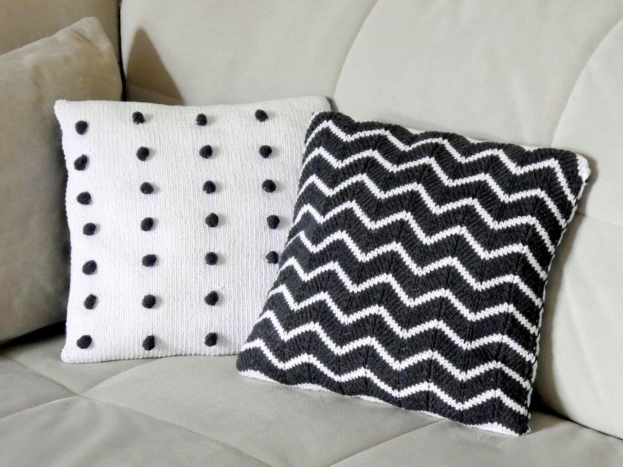 Strickanleitung – Kissen DUO in drei Größen – No.150