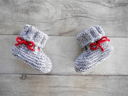 Strickanleitung - Babymütze, Babyschuhe, Babyschal, Babylätzchen BASIC - für Anfänger geeignet – Erstlingsausstattung – No.168