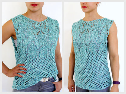 Strickanleitung - Sommershirt PAZIFIC – ruckzuck gestrickt - S/M und L/XL – No.169