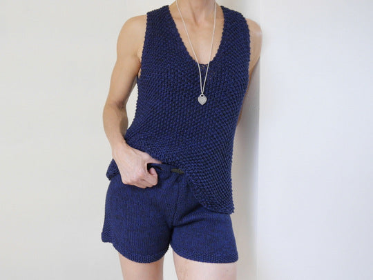 Strickanleitung - Zweiteiler - DARK BLUE – No.173