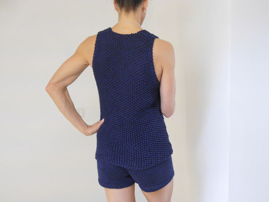 Strickanleitung - Zweiteiler - DARK BLUE – No.173