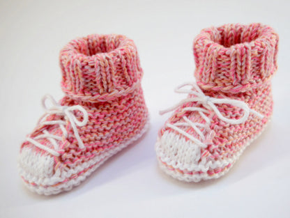 Strickanleitung - Baby Turnschuhe SNEAKERS - für Anfänger geeignet – No.174