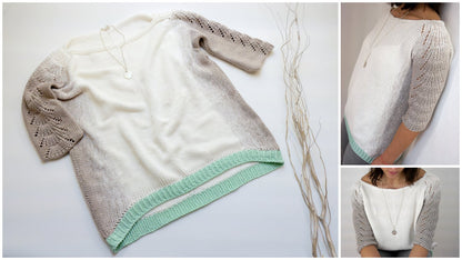 Strickanleitung Long Pullover KI-MONO No.189