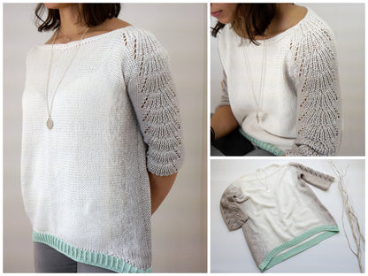 Strickanleitung Long Pullover KI-MONO No.189