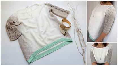 Strickanleitung Long Pullover KI-MONO No.189