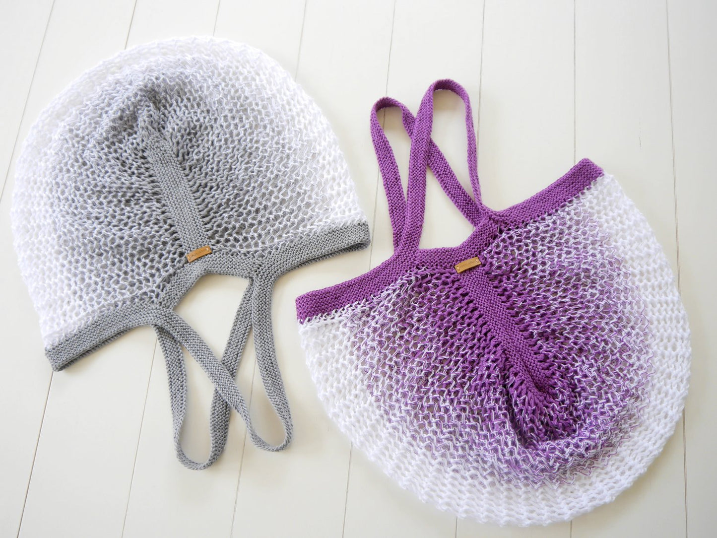 Strickanleitung - Einkaufsnetz Netty - No.214 - wiederverwendbares Obst- und Gemüsenetz