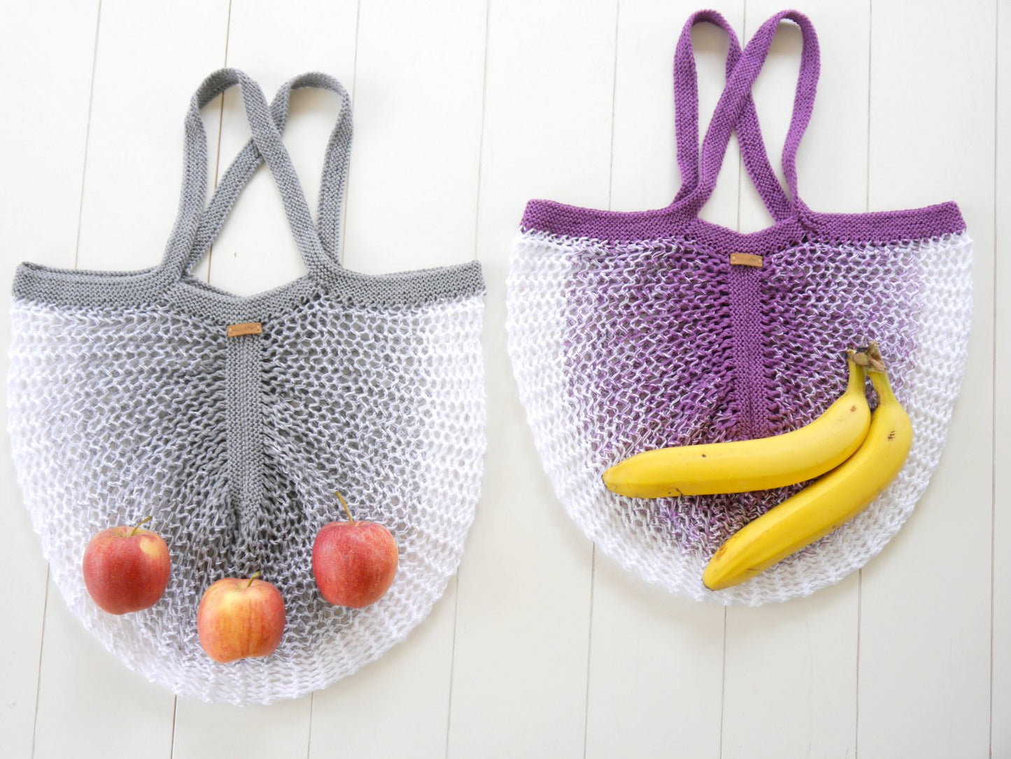 Strickanleitung - Einkaufsnetz Netty - No.214 - wiederverwendbares Obst- und Gemüsenetz
