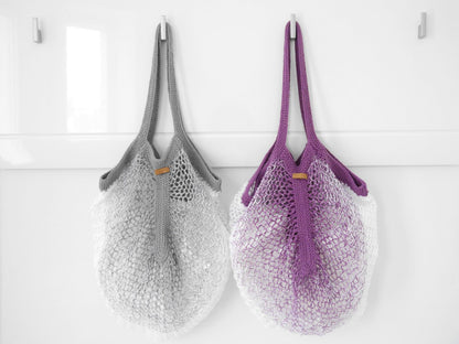 Strickanleitung - Einkaufsnetz Netty - No.214 - wiederverwendbares Obst- und Gemüsenetz