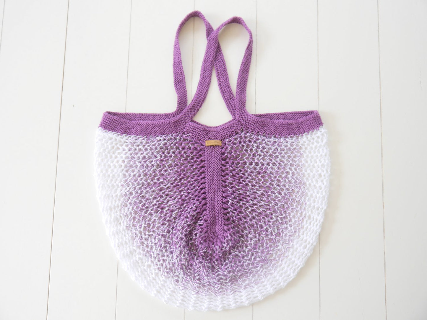 Strickanleitung - Einkaufsnetz Netty - No.214 - wiederverwendbares Obst- und Gemüsenetz