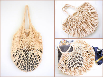 Strickanleitung - Shoppingbag BIG Netty - Einkaufstasche - Shopper - Badetasche - No.218