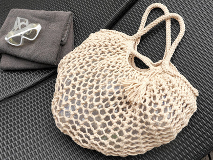 Strickanleitung - Shoppingbag BIG Netty - Einkaufstasche - Shopper - Badetasche - No.218