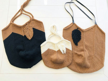 Strickanleitung - Strick-Tasche ZOE & ZOELLA _ 2 Größen - No.223