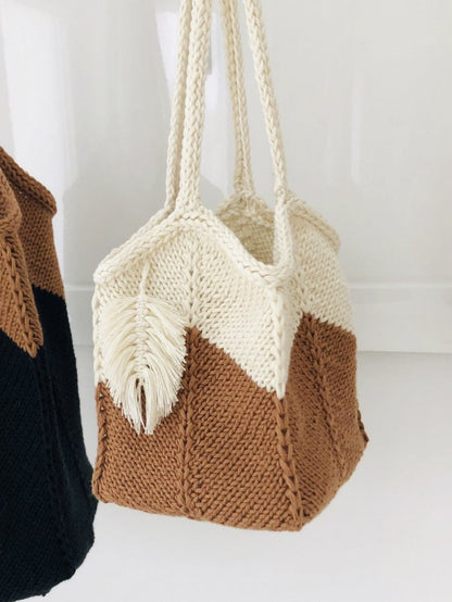 Strickanleitung - Strick-Tasche ZOE & ZOELLA _ 2 Größen - No.223