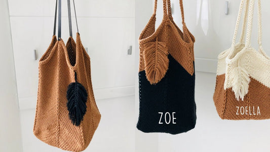 Strickanleitung - Strick-Tasche ZOE & ZOELLA _ 2 Größen - No.223