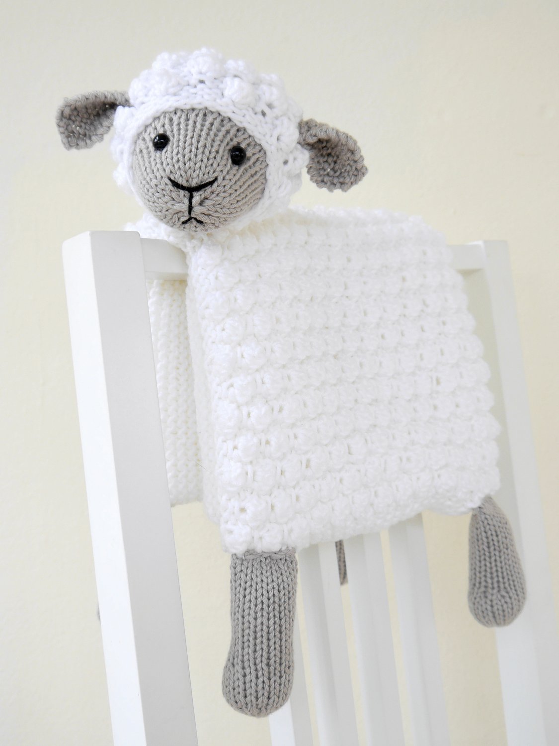 Strickanleitung - Strickdecke SCHAAFI Größe: 60 x 70 cm - No.224