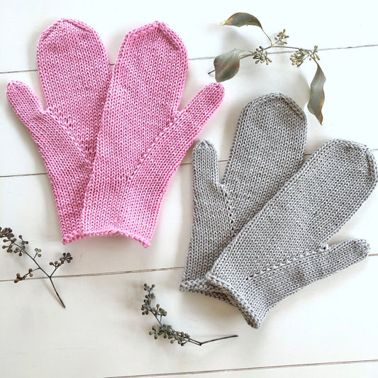 Strickanleitung - Strickhandschuhe LUISE - Fäustlinge von Größe XS - XXL - No.231